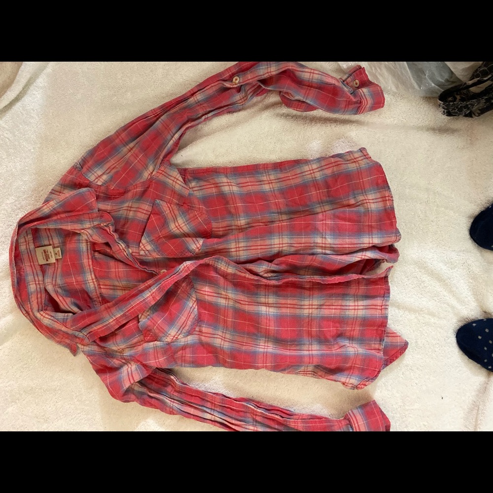 Plaid button up